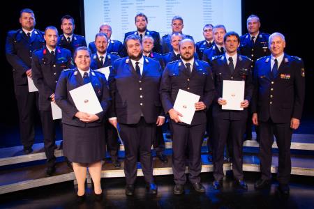 Slavnostna podelitev listin o napredovanju v čine gasilski častnik, višji gasilski častnik in visoki gasilski častnik (51)